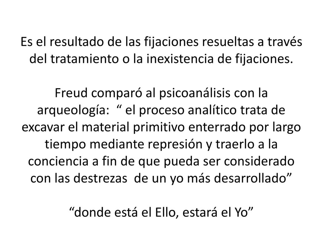 Es el resultado de las fijaciones resueltas a través del tratamiento o la inexistencia de fijaciones.
