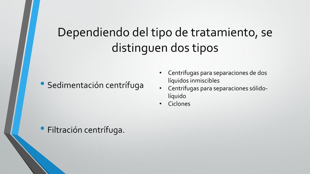Dependiendo del tipo de tratamiento, se distinguen dos tipos
