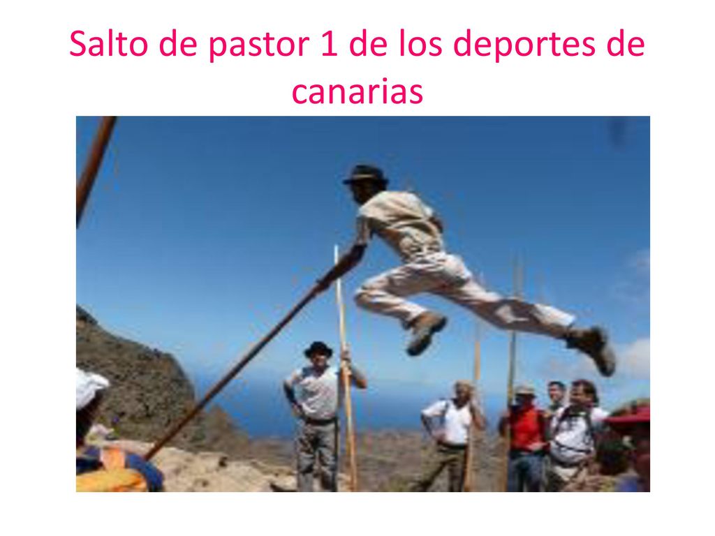 Salto de pastor 1 de los deportes de canarias