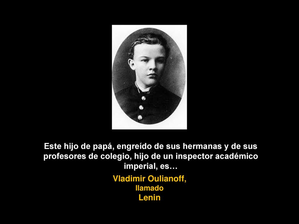 Este hijo de papá, engreído de sus hermanas y de sus profesores de colegio, hijo de un inspector académico imperial, es…