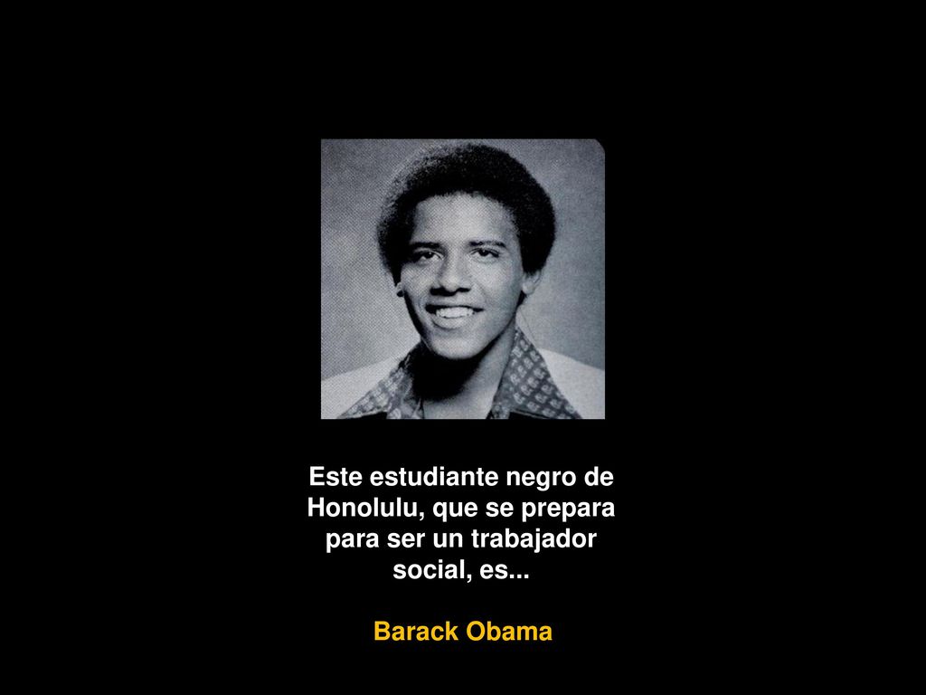 Este estudiante negro de Honolulu, que se prepara para ser un trabajador social, es...