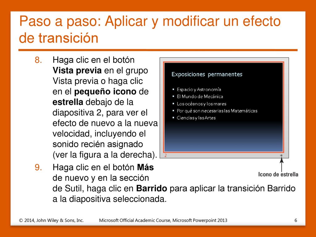 Paso a paso: Aplicar y modificar un efecto de transición