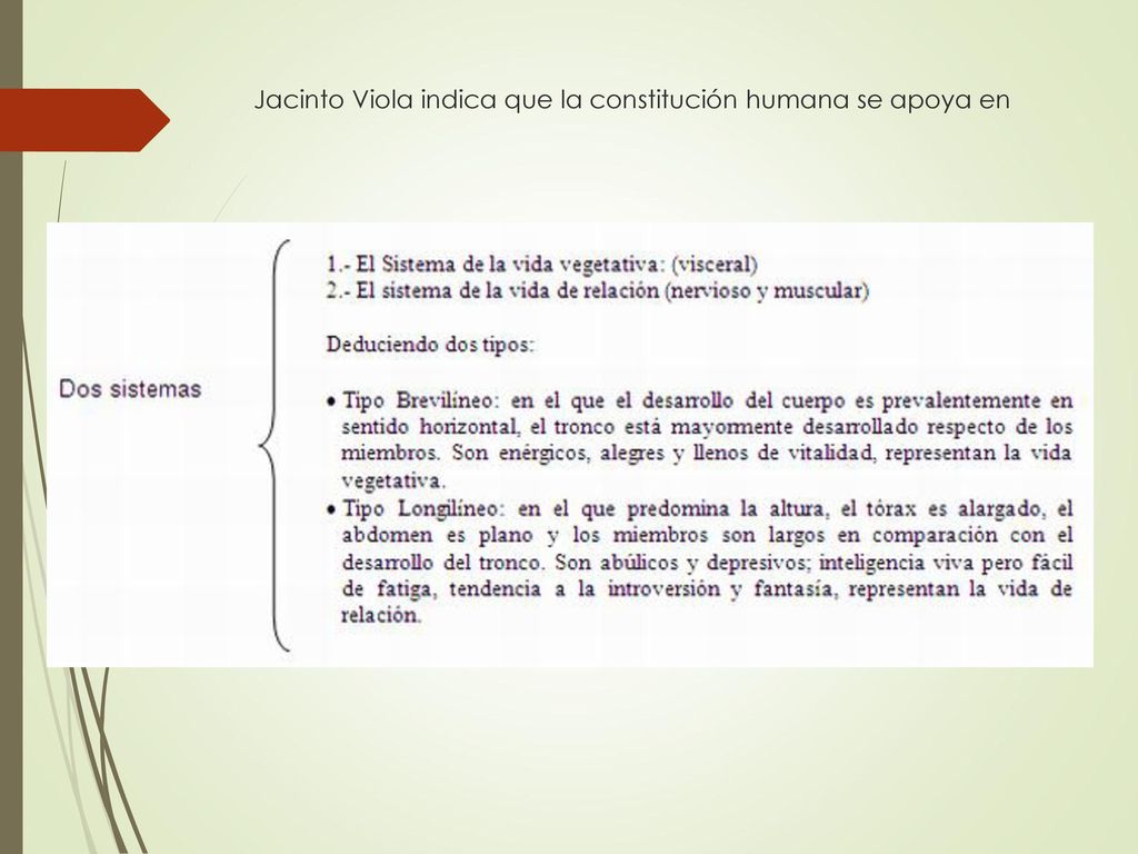 Jacinto Viola indica que la constitución humana se apoya en