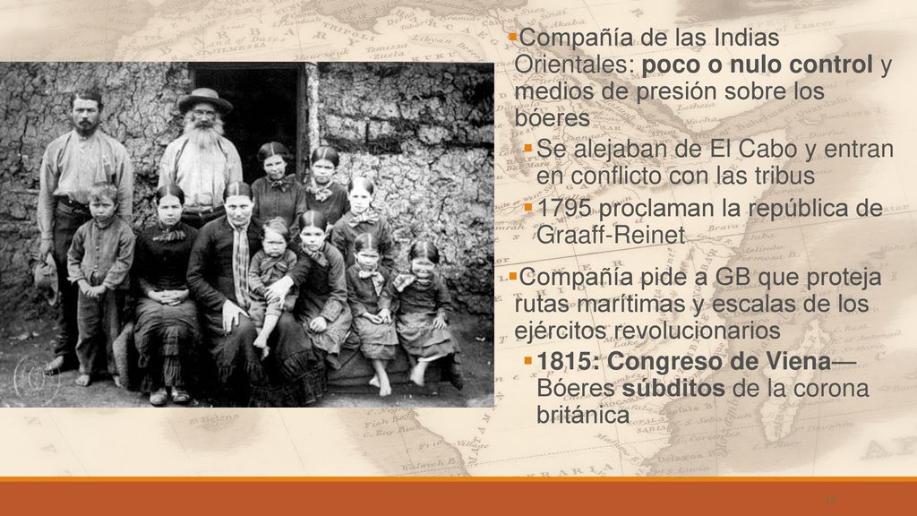 Compañía de las Indias Orientales: poco o nulo control y medios de presión sobre los bóeres