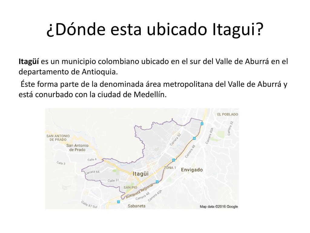 ¿Dónde esta ubicado Itagui
