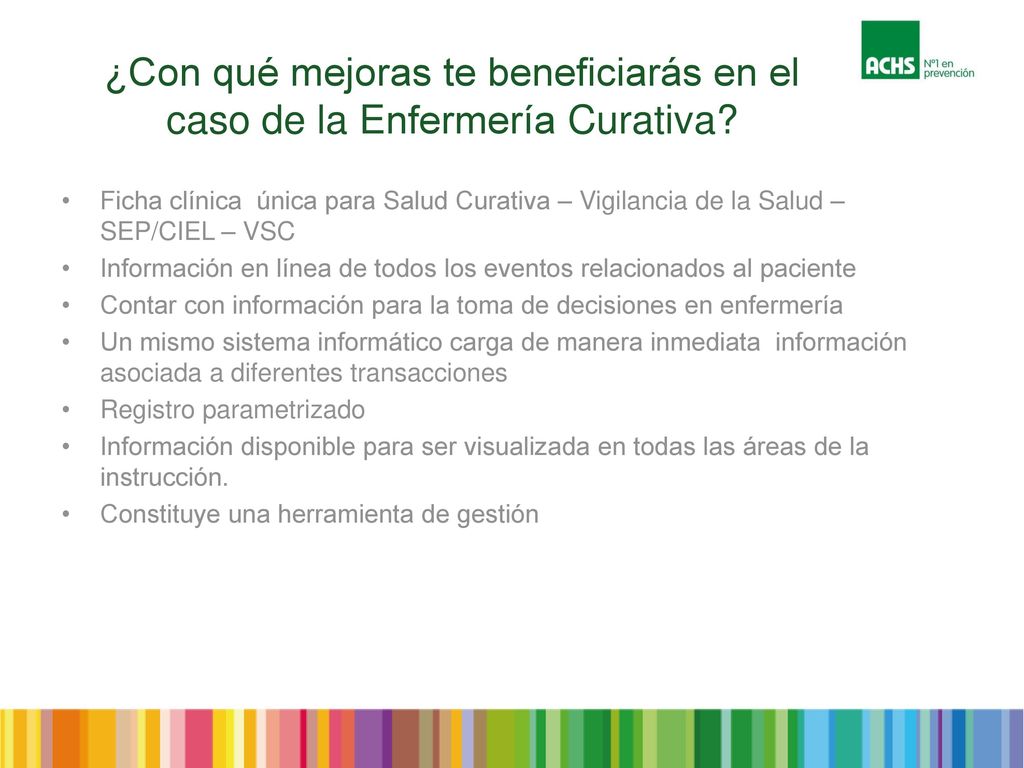 ¿Con qué mejoras te beneficiarás en el caso de la Enfermería Curativa