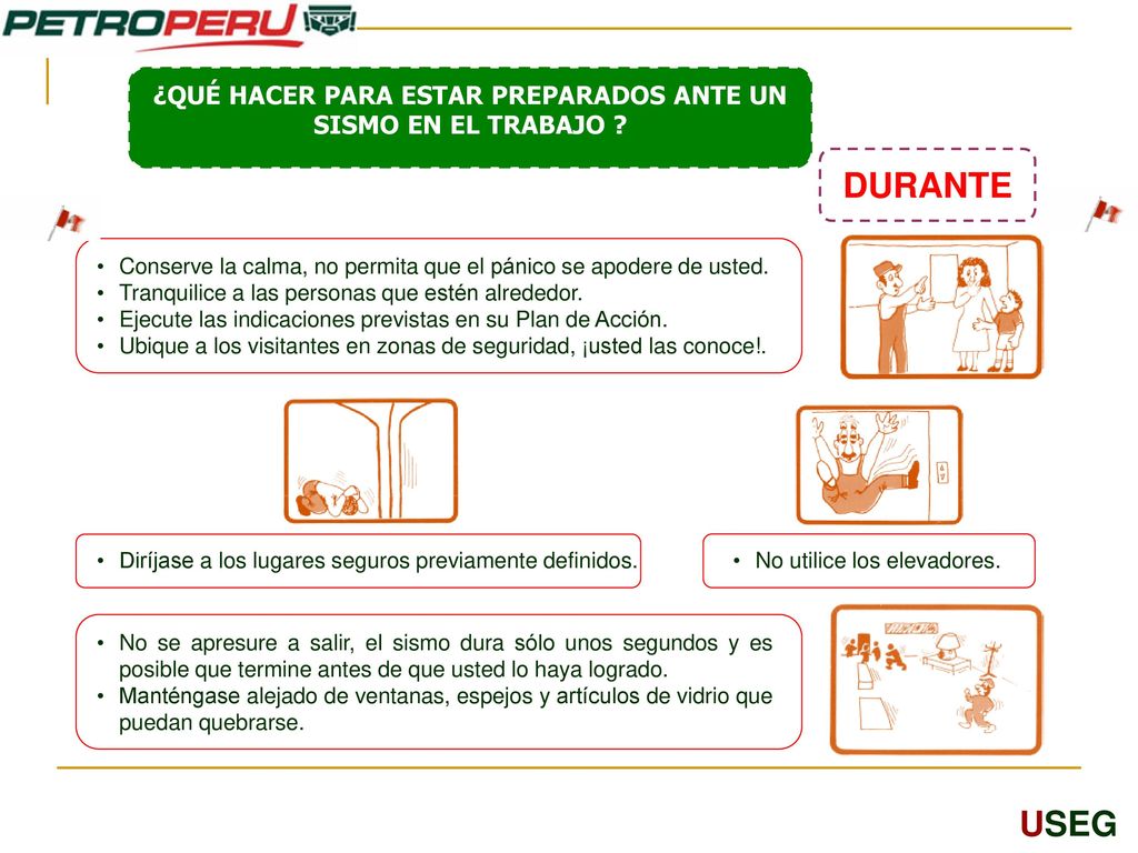 ¿QUÉ HACER PARA ESTAR PREPARADOS ANTE UN SISMO EN EL TRABAJO