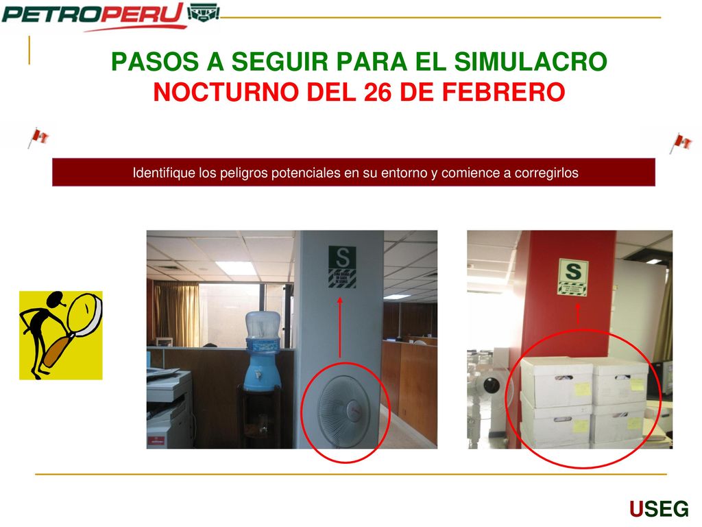 PASOS A SEGUIR PARA EL SIMULACRO NOCTURNO DEL 26 DE FEBRERO