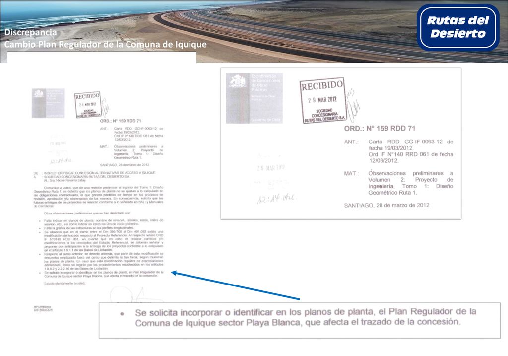 Discrepancia Cambio Plan Regulador de la Comuna de Iquique
