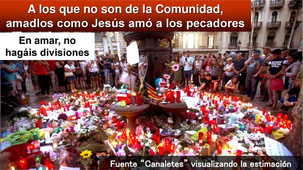 A los que no son de la Comunidad, amadlos como Jesús amó a los pecadores