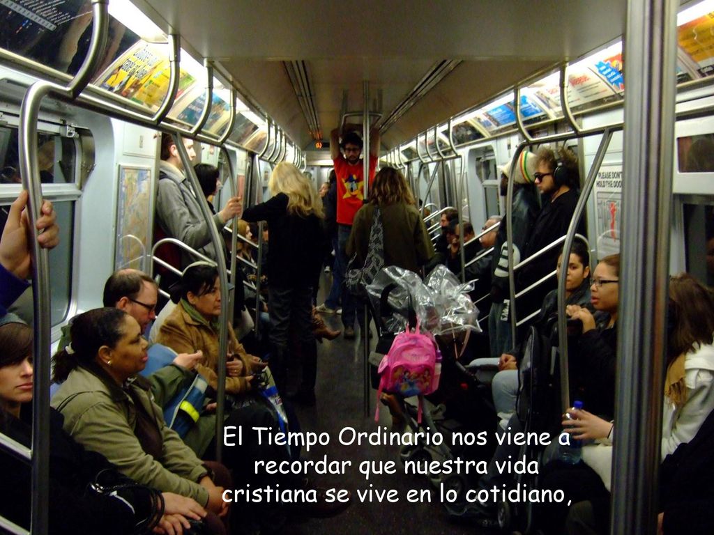 El Tiempo Ordinario nos viene a recordar que nuestra vida cristiana se vive en lo cotidiano,
