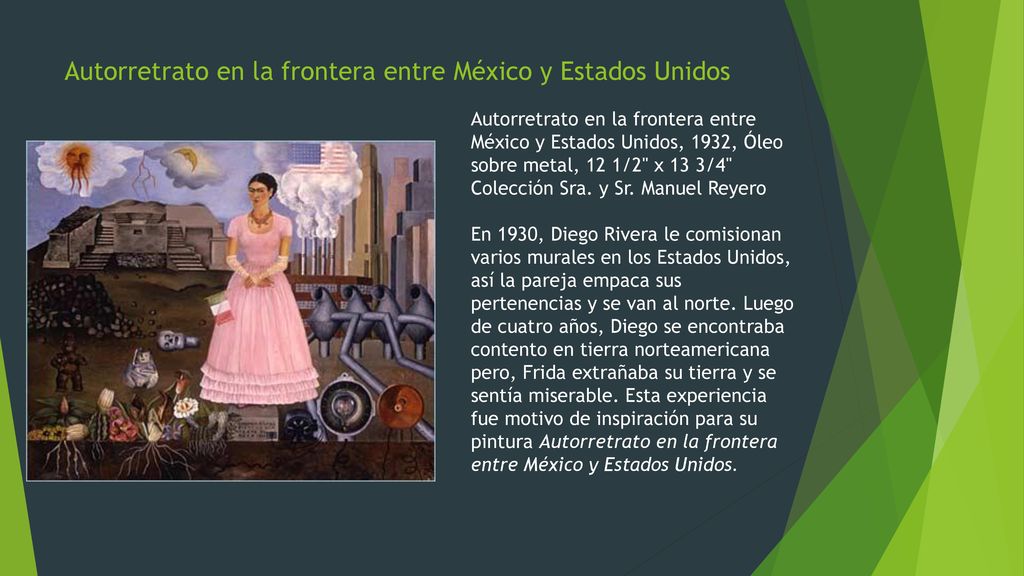 Autorretrato en la frontera entre México y Estados Unidos