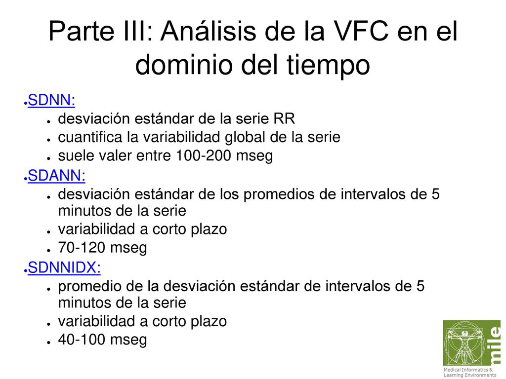 Parte III: Análisis de la VFC en el dominio del tiempo