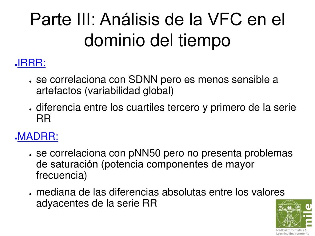 Parte III: Análisis de la VFC en el dominio del tiempo