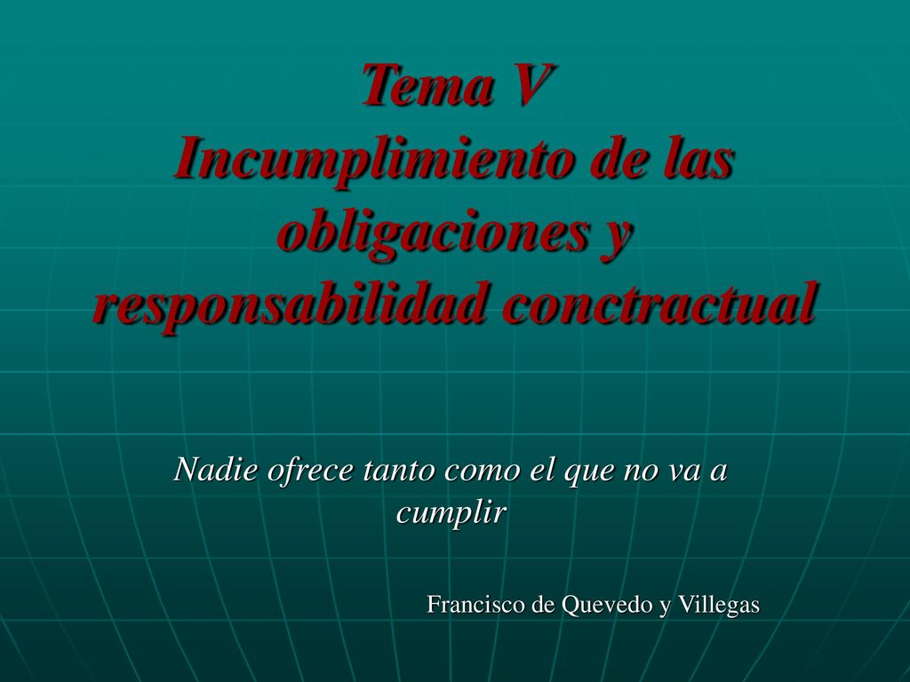 Nadie ofrece tanto como el que no va a cumplir