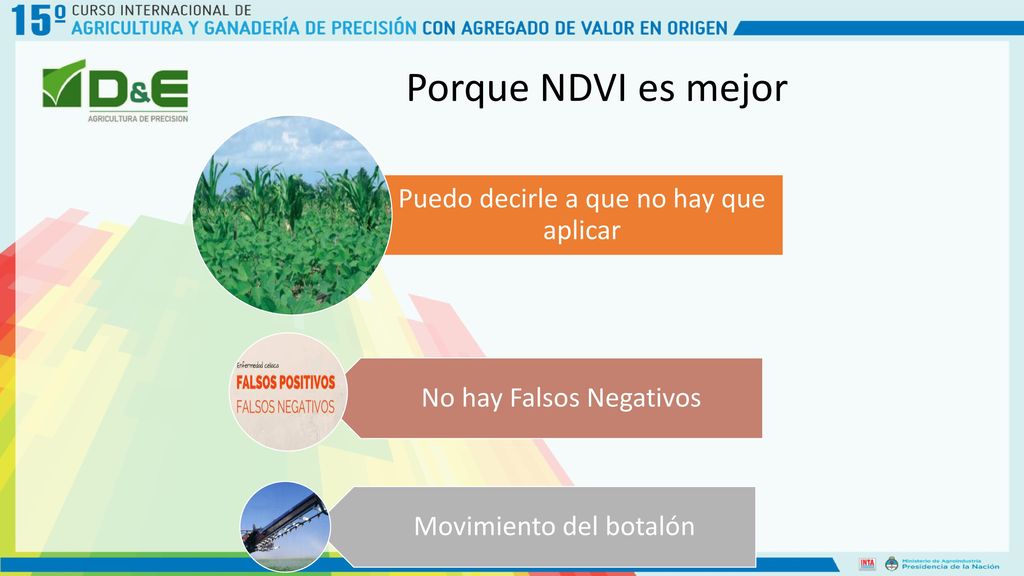 Porque NDVI es mejor Puedo decirle a que no hay que aplicar