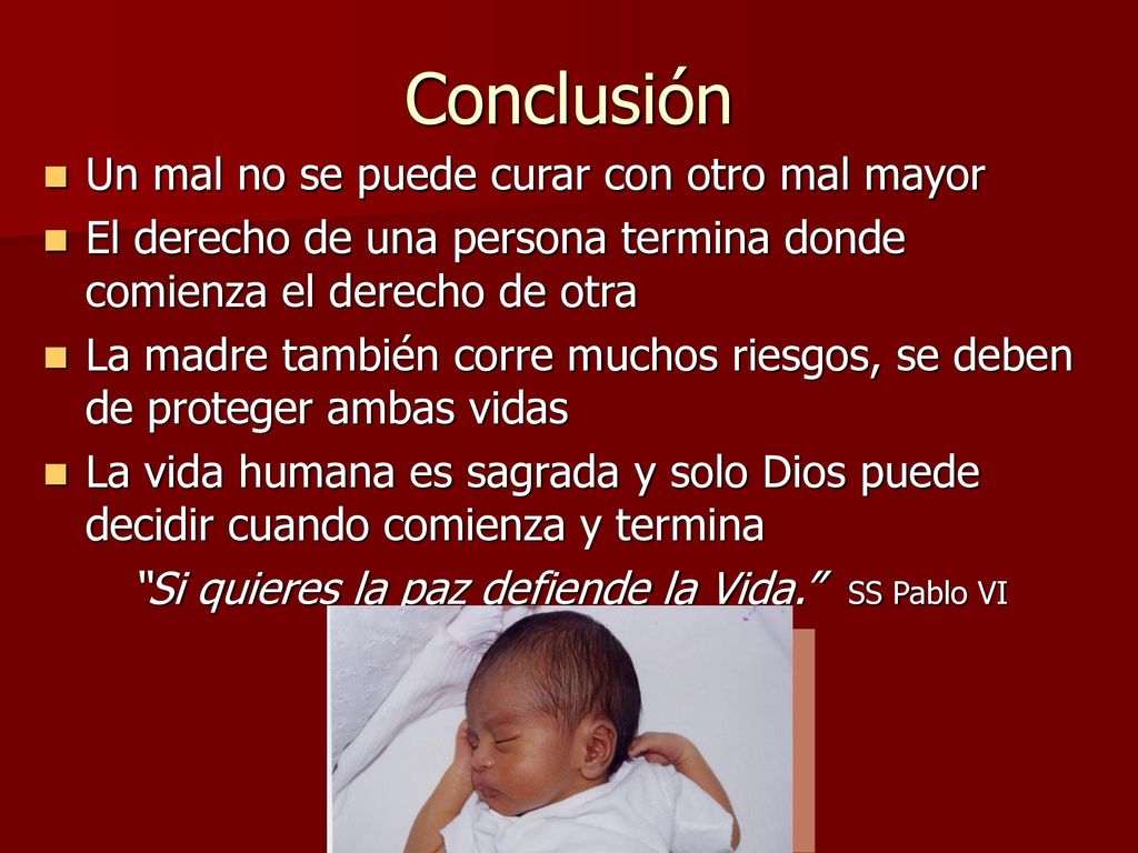 Si quieres la paz defiende la Vida. SS Pablo VI