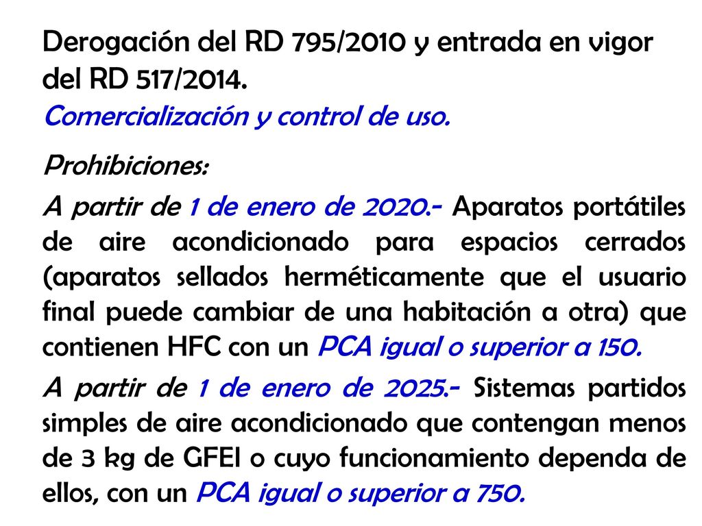 Derogación del RD 795/2010 y entrada en vigor del RD 517/2014.