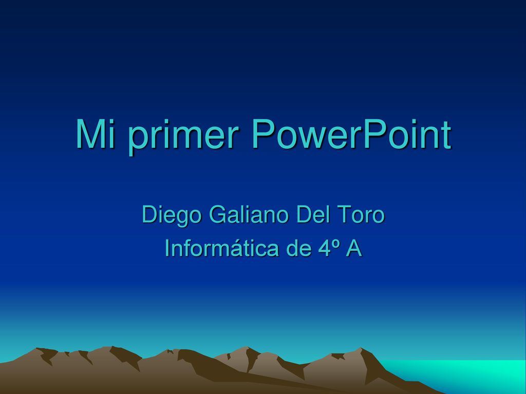 Diego Galiano Del Toro Informática de 4º A