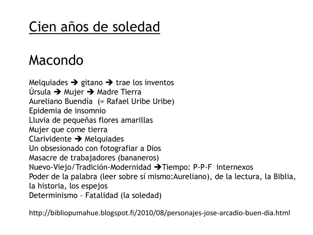Cien años de soledad Macondo Melquiades  gitano  trae los inventos