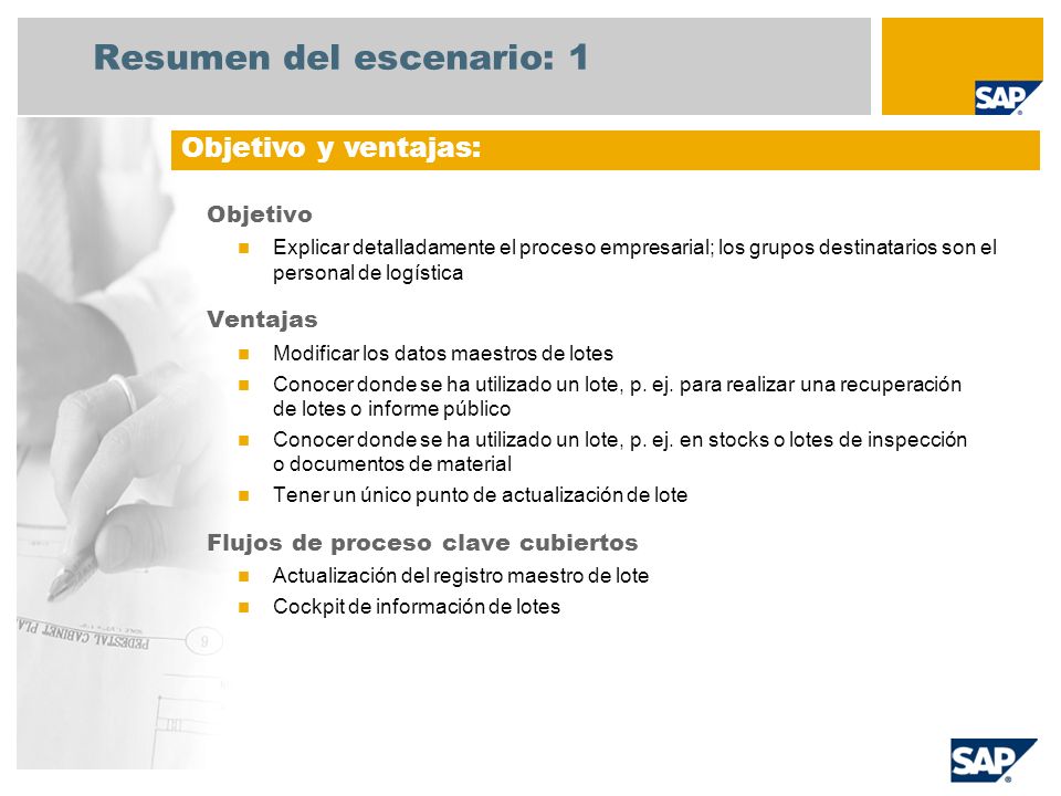 Resumen del escenario: 1