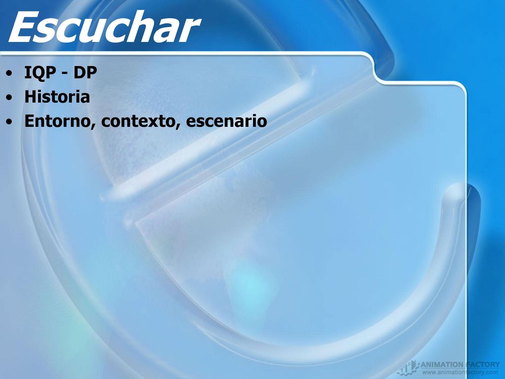 Escuchar IQP - DP Historia Entorno, contexto, escenario