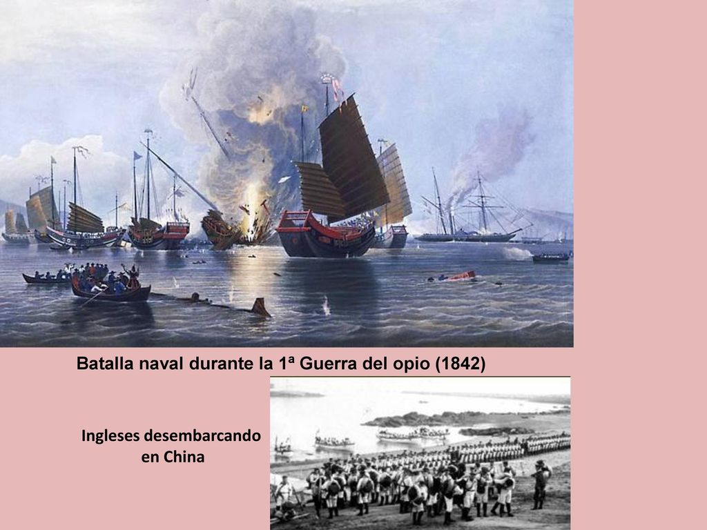 Batalla naval durante la 1ª Guerra del opio (1842)