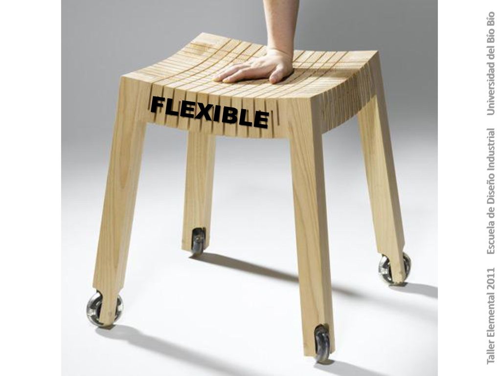 FLEXIBLE Taller Elemental 2011 Escuela de Diseño Industrial Universidad del Bío Bío