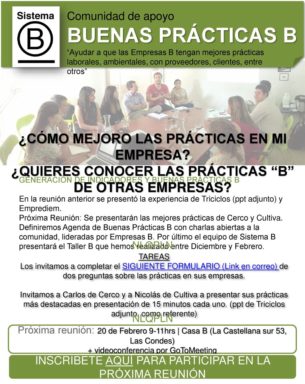 BUENAS PRÁCTICAS B ¿CÓMO MEJORO LAS PRÁCTICAS EN MI EMPRESA
