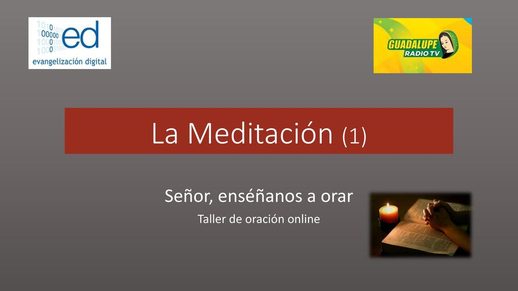 Señor, enséñanos a orar Taller de oración online