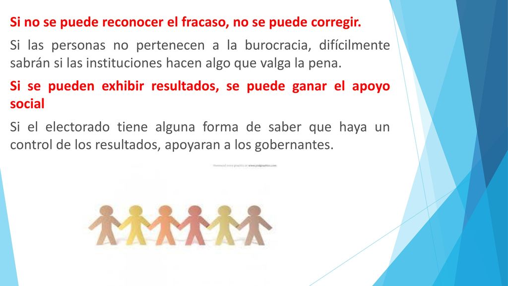 Si no se puede reconocer el fracaso, no se puede corregir