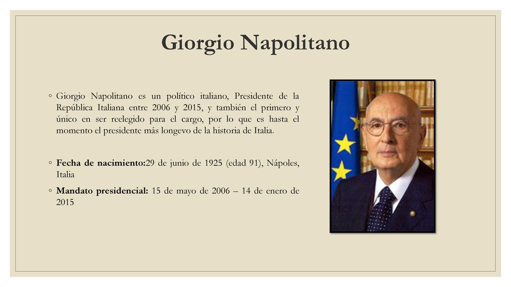 Giorgio Napolitano