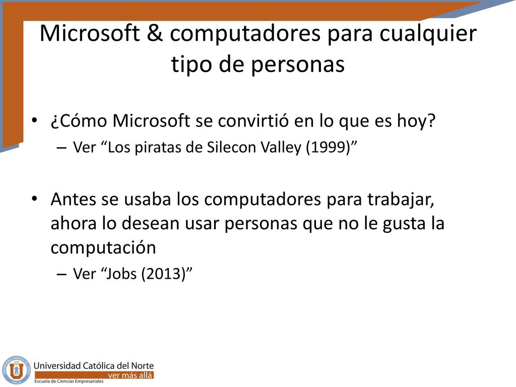 Microsoft & computadores para cualquier tipo de personas