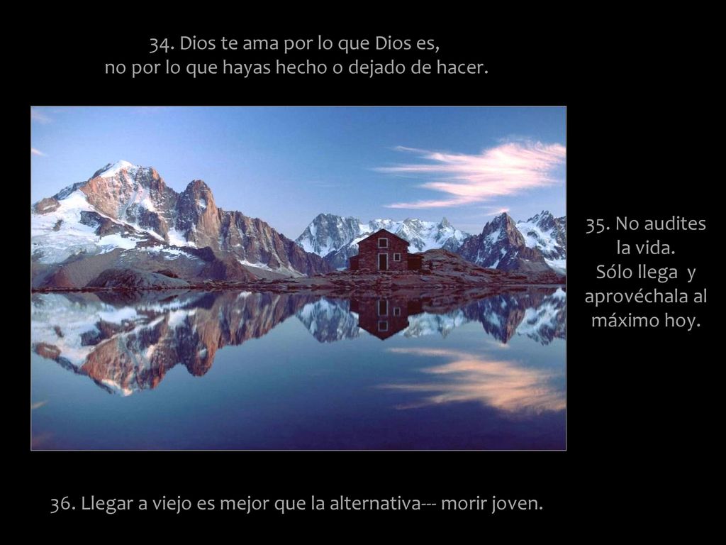 34. Dios te ama por lo que Dios es,