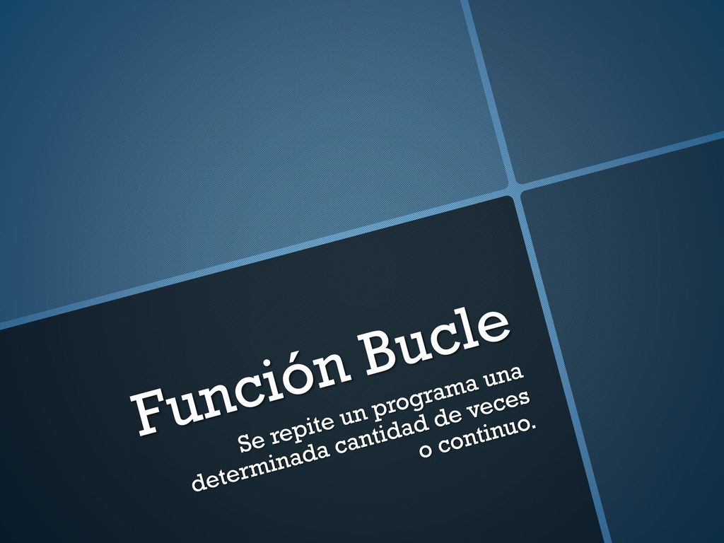 Se repite un programa una determinada cantidad de veces o continuo.