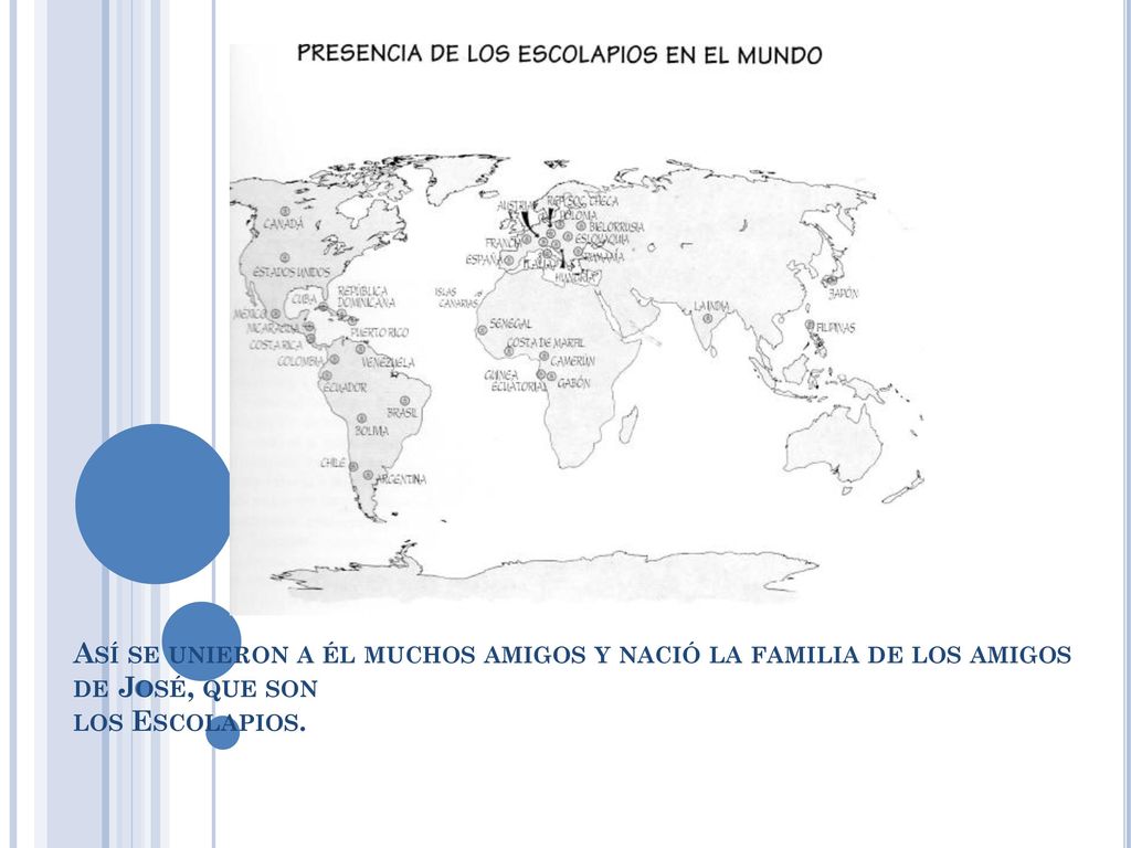 Así se unieron a él muchos amigos y nació la familia de los amigos de José, que son los Escolapios.