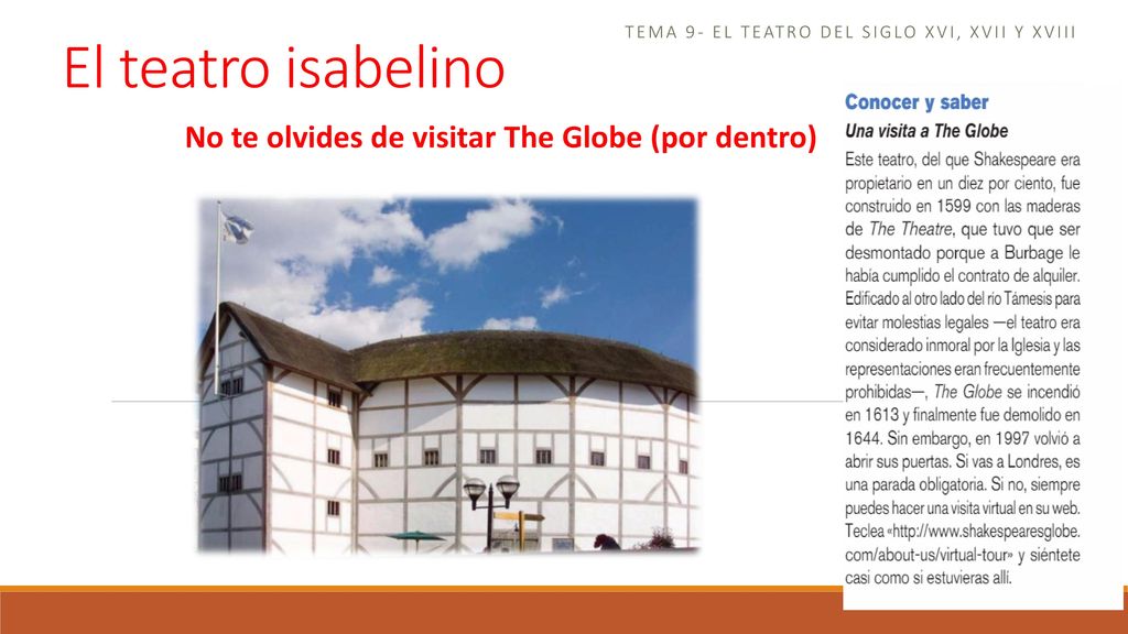 Tema 9- el teatro del siglo xvi, xvii y xviii