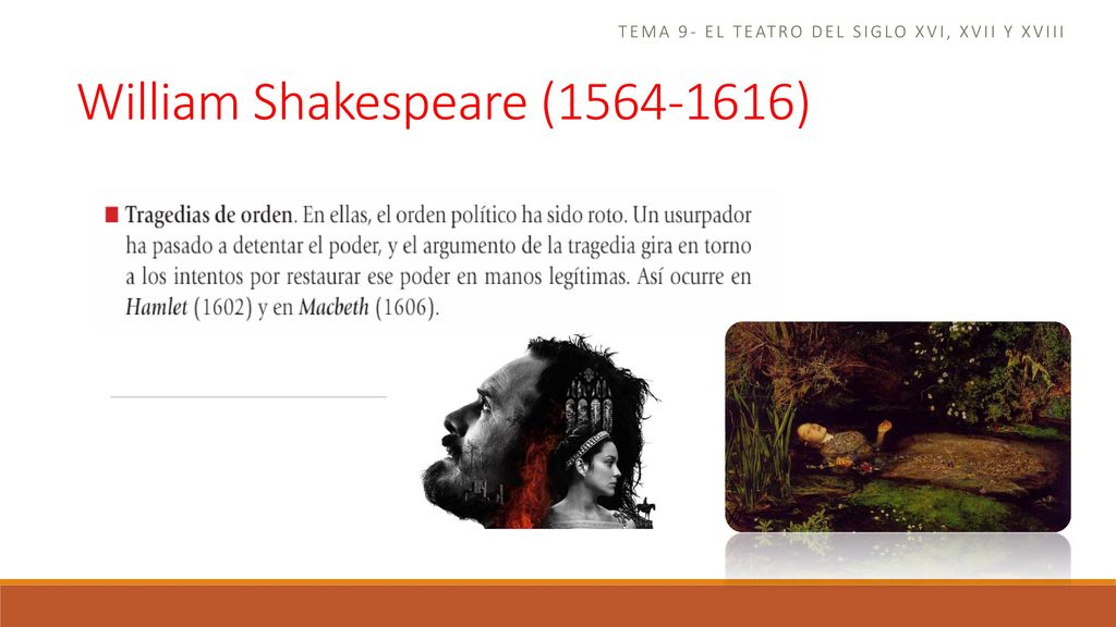 Tema 9- el teatro del siglo xvi, xvii y xviii