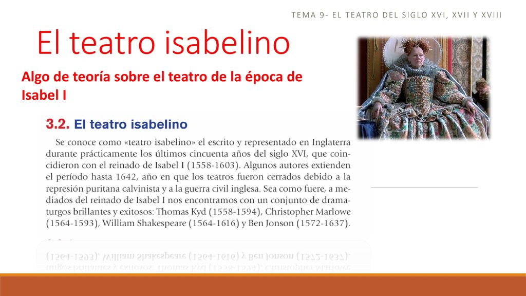 Tema 9- el teatro del siglo xvi, xvii y xviii