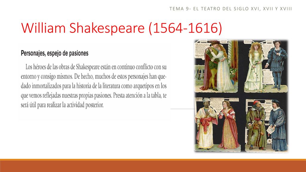 Tema 9- el teatro del siglo xvi, xvii y xviii