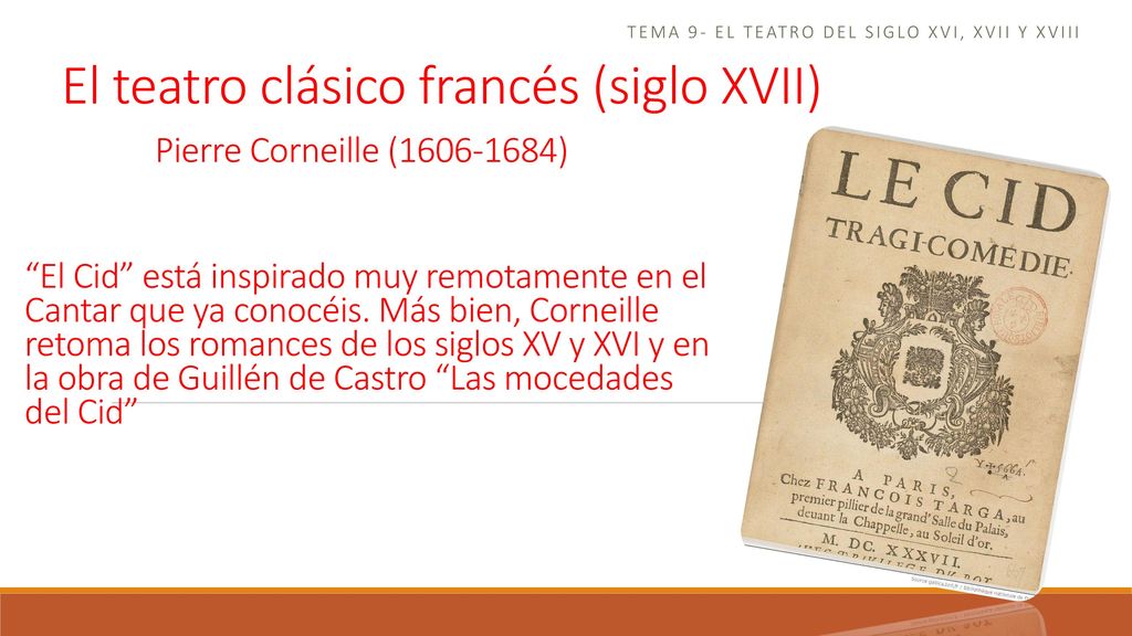 Tema 9- el teatro del siglo xvi, xvii y xviii