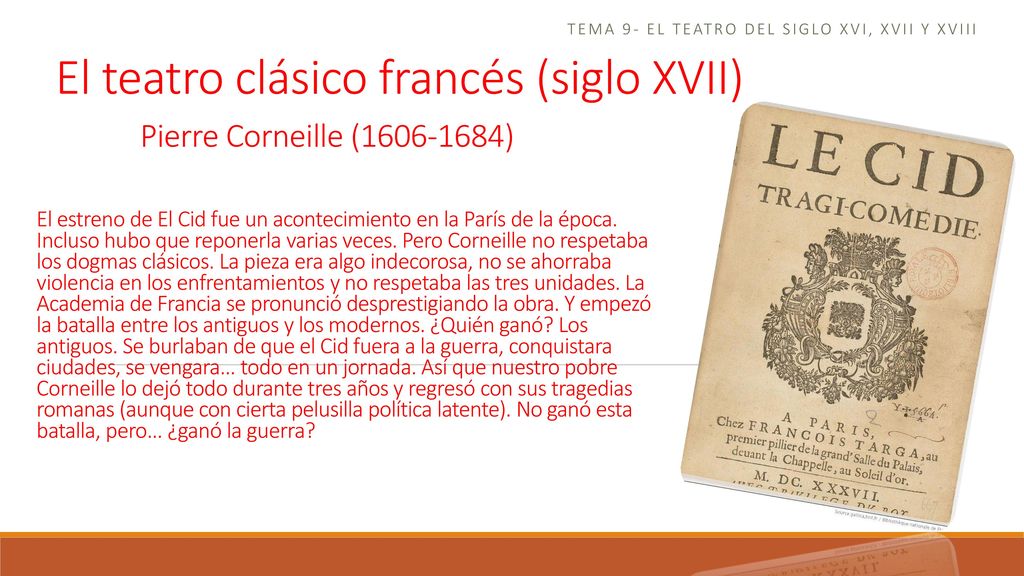 Tema 9- el teatro del siglo xvi, xvii y xviii