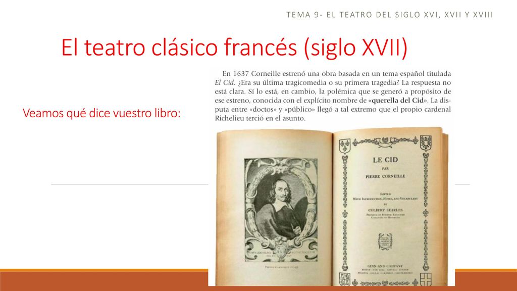 Tema 9- el teatro del siglo xvi, xvii y xviii