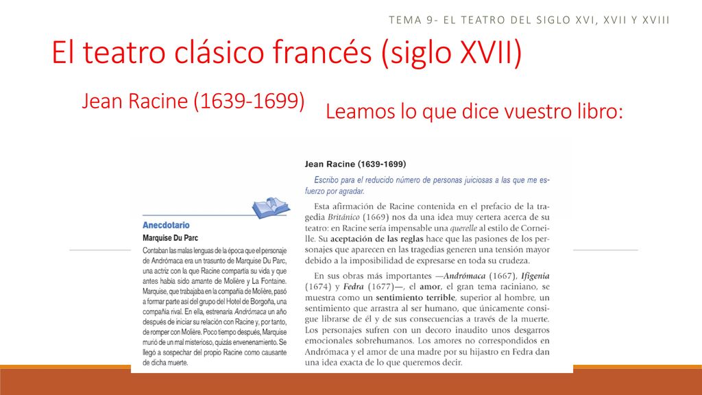 Tema 9- el teatro del siglo xvi, xvii y xviii