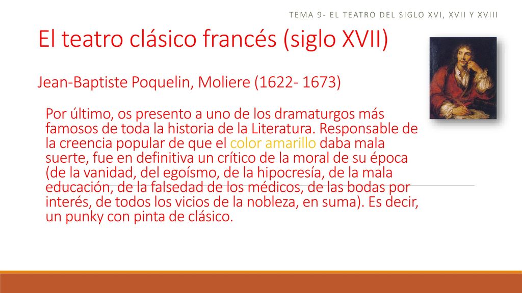 Tema 9- el teatro del siglo xvi, xvii y xviii