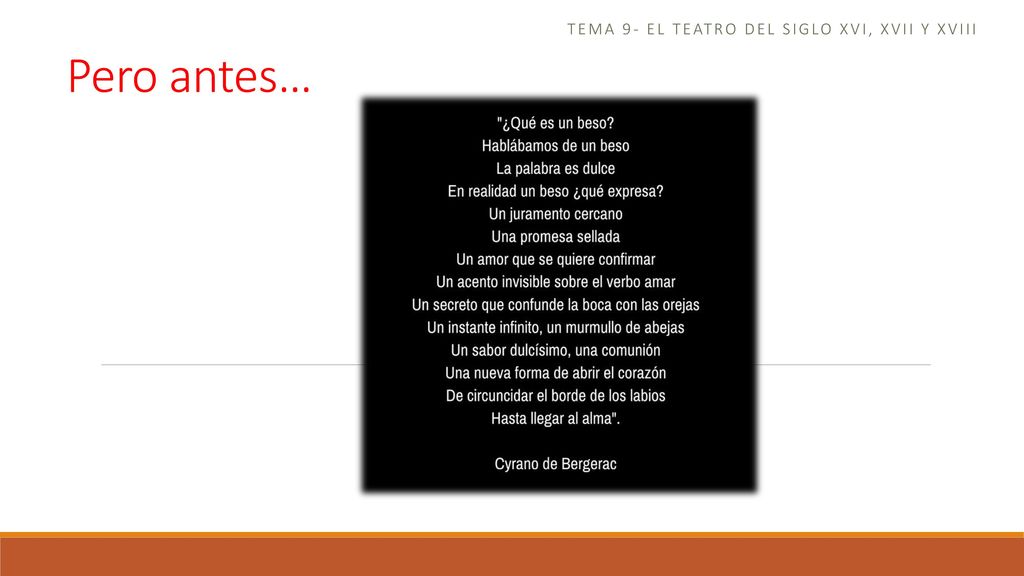 Tema 9- el teatro del siglo xvi, xvii y xviii