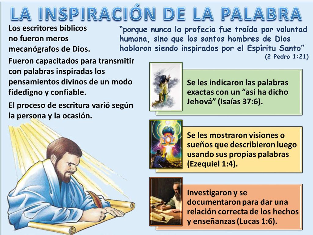 Los escritores bíblicos no fueron meros mecanógrafos de Dios.