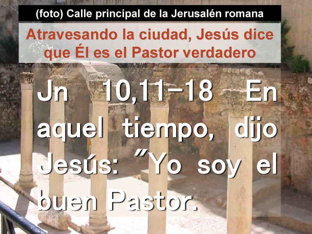 Jn 10,11-18 En aquel tiempo, dijo Jesús: Yo soy el buen Pastor.