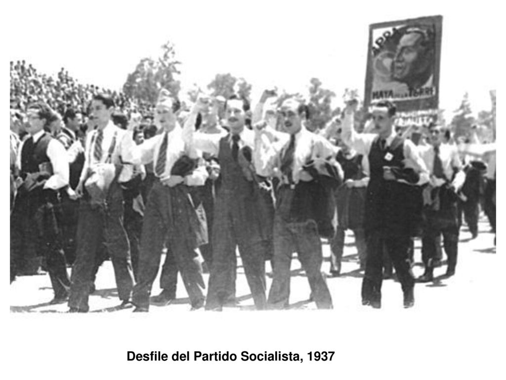 Desfile del Partido Socialista, 1937
