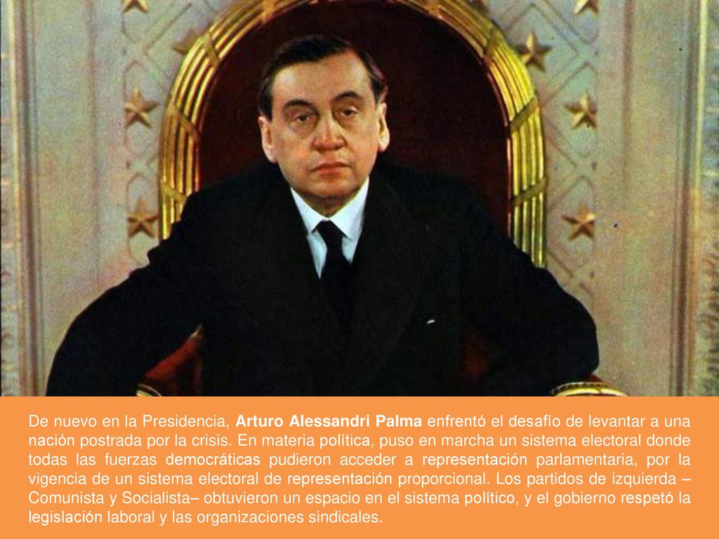 De nuevo en la Presidencia, Arturo Alessandri Palma enfrentó el desafío de levantar a una nación postrada por la crisis.